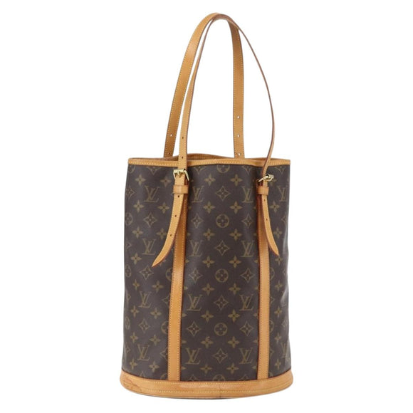 LOUIS VUITTON Monogram Bucket GM Shoulder Bag M42236 LV Auth ka2478