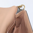 GUCCI Bamboo Chain Broadway Shoulder Bag Leather 2way Silver 453778 Auth ka2490V-22