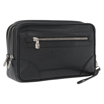 LOUIS VUITTON Taiga Pavel Clutch Bag Ardoise M31142 LV Auth ka2492