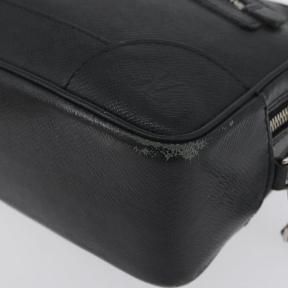 LOUIS VUITTON Taiga Pavel Clutch Bag Ardoise M31142 LV Auth ka2492