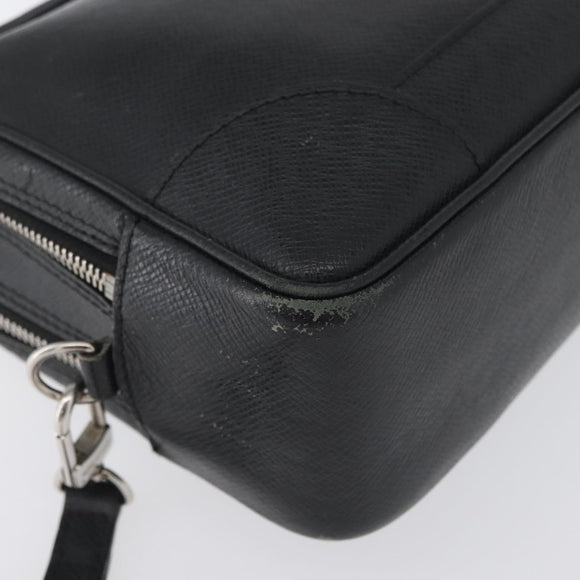 LOUIS VUITTON Taiga Pavel Clutch Bag Ardoise M31142 LV Auth ka2492