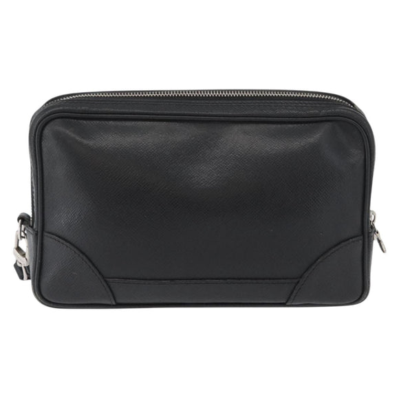 LOUIS VUITTON Taiga Pavel Clutch Bag Ardoise M31142 LV Auth ka2492