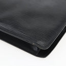 LOUIS VUITTON Epi Montaigne 27 Clutch Bag Black M52652 LV Auth ka2493-15