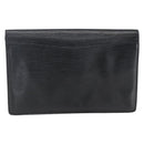 LOUIS VUITTON Epi Montaigne 27 Clutch Bag Black M52652 LV Auth ka2493-2