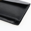 LOUIS VUITTON Epi Montaigne 27 Clutch Bag Black M52652 LV Auth ka2493-7
