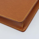 LOUIS VUITTON Epi Pochette Homme Bag Brown Zipangu Gold M52528 LV Auth ka2494-15