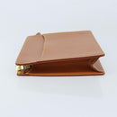 LOUIS VUITTON Epi Pochette Homme Bag Brown Zipangu Gold M52528 LV Auth ka2494-4