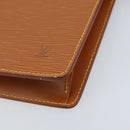 LOUIS VUITTON Epi Pochette Homme Bag Brown Zipangu Gold M52528 LV Auth ka2494-7