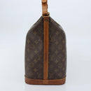 LOUIS VUITTON Monogram Sharon Stone Amphor Three Bag M47275 LV Auth ka2501-4