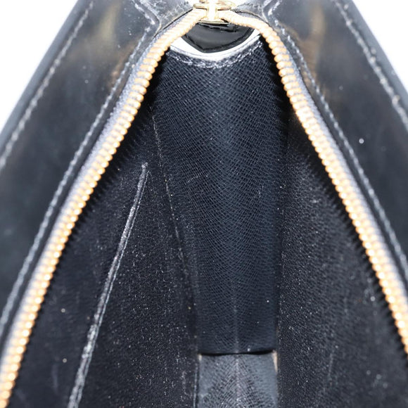 LOUIS VUITTON Epi Pochette Homme Clutch Bag Black M52522 LV Auth ka2502