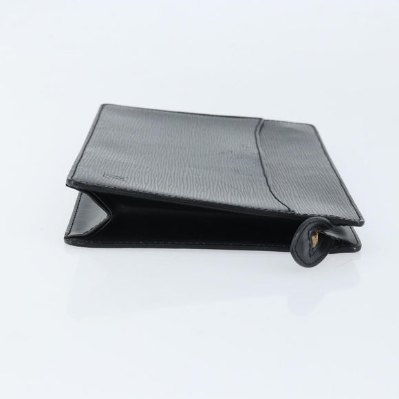 LOUIS VUITTON Epi Pochette Homme Clutch Bag Black M52522 LV Auth ka2502