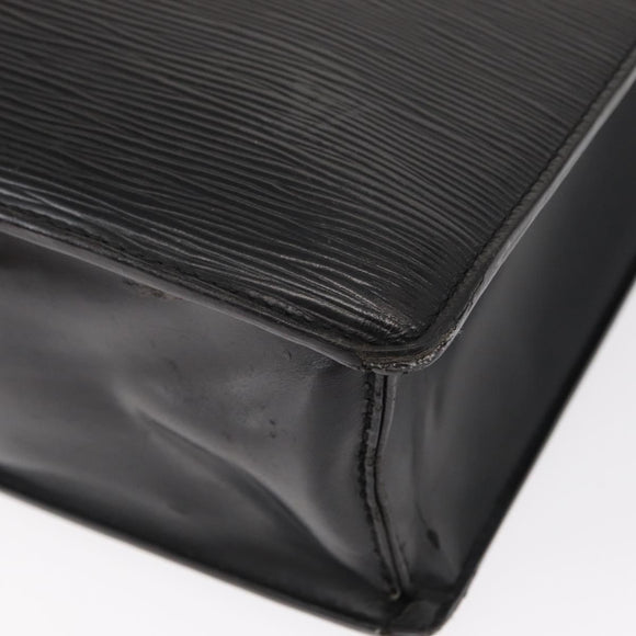 LOUIS VUITTON Epi Sac Plat Hand Bag Black M59082 LV Auth ka251