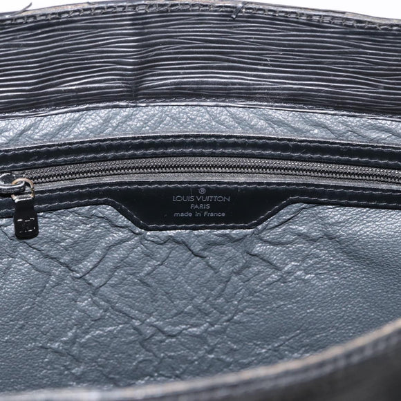 LOUIS VUITTON Epi Sac Plat Hand Bag Black M59082 LV Auth ka251