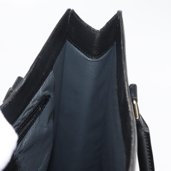 LOUIS VUITTON Epi Sac Plat Hand Bag Black M59082 LV Auth ka251