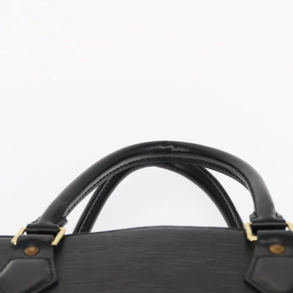 LOUIS VUITTON Epi Sac Plat Hand Bag Black M59082 LV Auth ka251