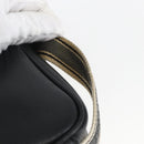 Salvatore Ferragamo Clutch Bag Leather Black Silver Auth ka2510-9