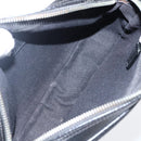 Salvatore Ferragamo Clutch Bag Leather Black Silver Auth ka2510-11