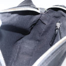 Salvatore Ferragamo Clutch Bag Leather Black Silver Auth ka2510-17