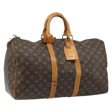 LOUIS VUITTON Monogram Keepall 45 Boston Bag M41428 LV Auth ka2514