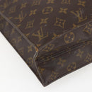 LOUIS VUITTON Monogram Sac Plat Hand Bag M51140 LV Auth ka2515-14