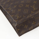 LOUIS VUITTON Monogram Sac Plat Hand Bag M51140 LV Auth ka2515-16
