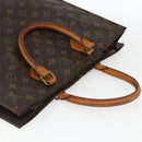 LOUIS VUITTON Monogram Sac Plat Hand Bag M51140 LV Auth ka2515-6