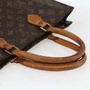 LOUIS VUITTON Monogram Sac Plat Hand Bag M51140 LV Auth ka2515-7