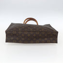 LOUIS VUITTON Monogram Sac Plat Hand Bag M51140 LV Auth ka2515-5