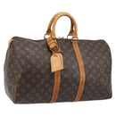 LOUIS VUITTON Monogram Keepall 45 Boston Bag M41428 LV Auth ka2519-1