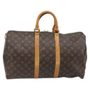 LOUIS VUITTON Monogram Keepall 45 Boston Bag M41428 LV Auth ka2519-2