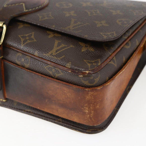 LOUIS VUITTON Monogram Cartouchiere GM Shoulder Bag M51252 LV Auth ka2521
