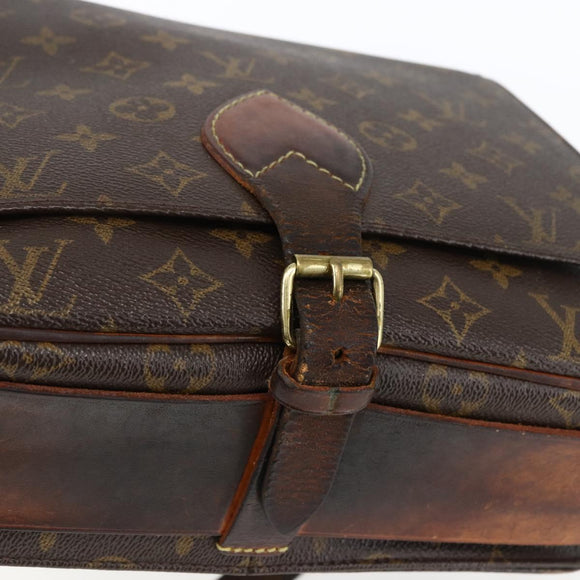 LOUIS VUITTON Monogram Cartouchiere GM Shoulder Bag M51252 LV Auth ka2521