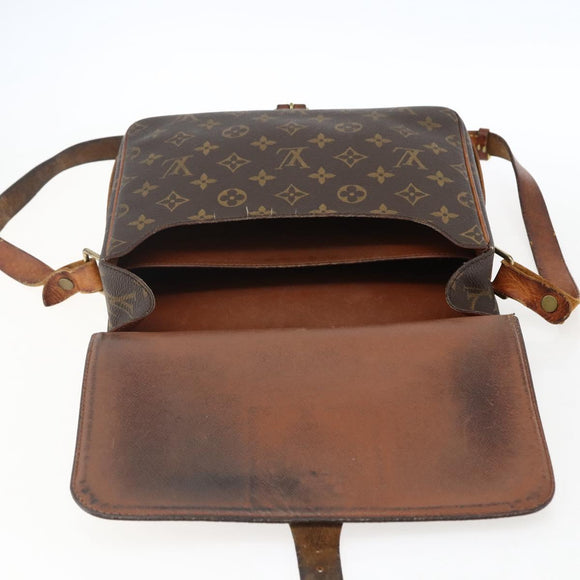 LOUIS VUITTON Monogram Cartouchiere GM Shoulder Bag M51252 LV Auth ka2521