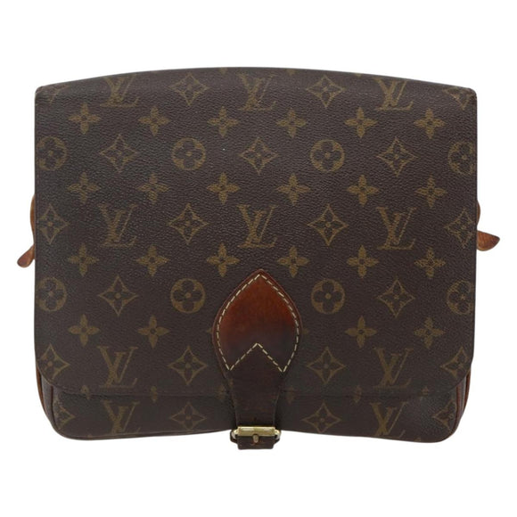 LOUIS VUITTON Monogram Cartouchiere GM Shoulder Bag M51252 LV Auth ka2521