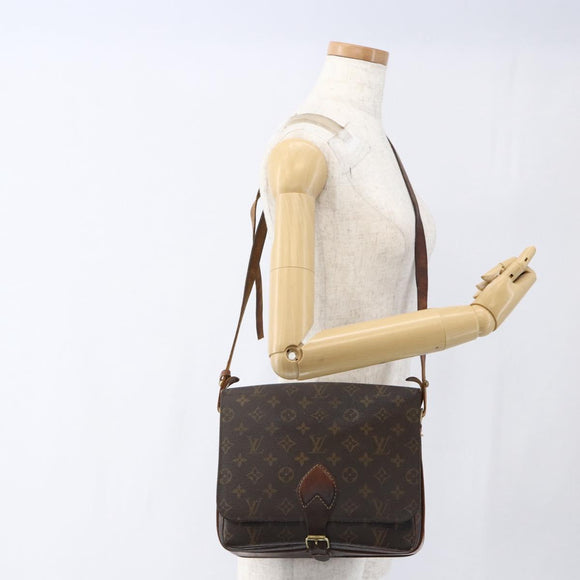 LOUIS VUITTON Monogram Cartouchiere GM Shoulder Bag M51252 LV Auth ka2521