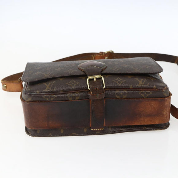 LOUIS VUITTON Monogram Cartouchiere GM Shoulder Bag M51252 LV Auth ka2521