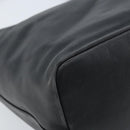 GUCCI Bamboo Hand Bag Leather Black Silver 000 0531 Auth ka2522-14