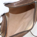GUCCI GG Supreme Web Sherry Line Bag PVC Beige Gold 56 02 087 Auth ka2524-17