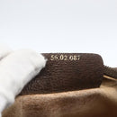 GUCCI GG Supreme Web Sherry Line Bag PVC Beige Gold 56 02 087 Auth ka2524-21
