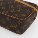 LOUIS VUITTON Monogram Compiegne 23 Clutch Bag M51847 LV Auth ka2525-7