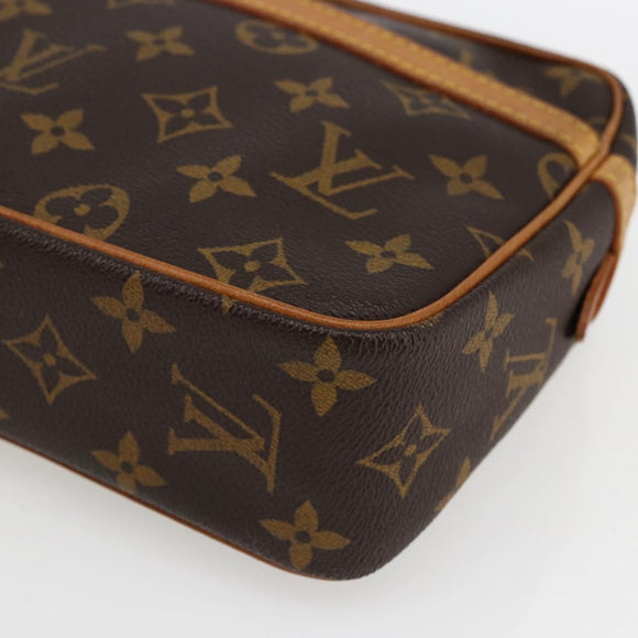 LOUIS VUITTON Monogram Compiegne 23 Clutch Bag M51847 LV Auth ka2525
