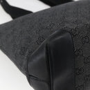 GUCCI GG Canvas Tote Bag Zwart Zilver 34339 Auth ka2529-17