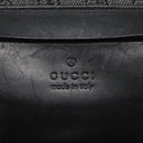 GUCCI GG Canvas Tote Bag Zwart Zilver 34339 Auth ka2529-9