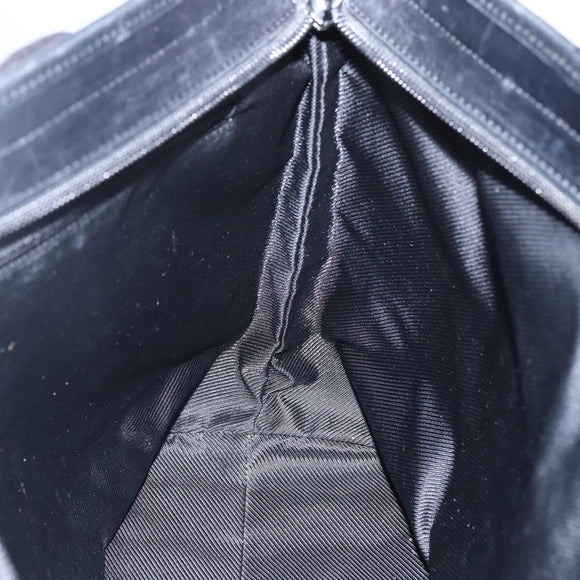 GUCCI GG Canvas Tote Bag Zwart Zilver 34339 Auth ka2529