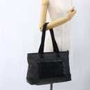 GUCCI GG Canvas Tote Bag Zwart Zilver 34339 Auth ka2529-24