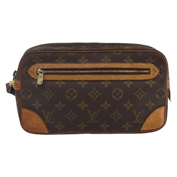 LOUIS VUITTON Monogram Marly Dragonne GM Clutch Bag M51825 LV Auth ka2532