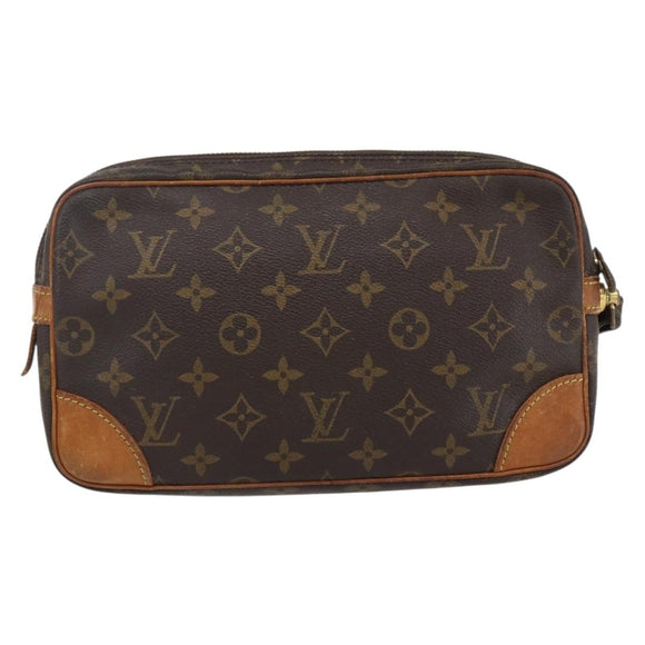 LOUIS VUITTON Monogram Marly Dragonne GM Clutch Bag M51825 LV Auth ka2532
