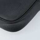 Christian Dior Honeycomb Canvas Shoulder Bag PVC Black Gold Auth ka2533-13
