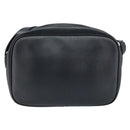 Christian Dior Honeycomb Canvas Shoulder Bag PVC Black Gold Auth ka2533-3