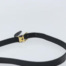 Christian Dior Honeycomb Canvas Shoulder Bag PVC Black Gold Auth ka2533-8